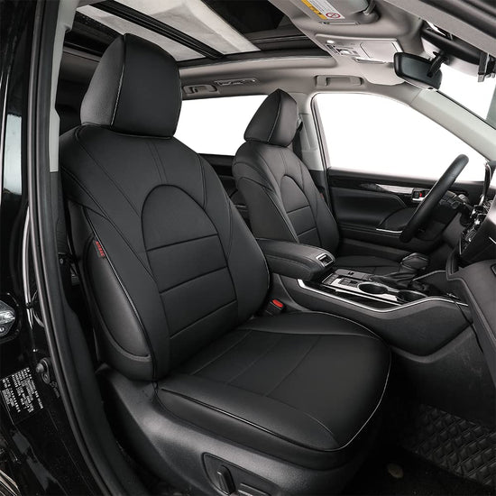 EKR Highlander seat covers — faux leather full set for Toyota Highlander 2020-2026