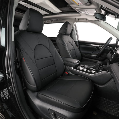 EKR Highlander seat covers — waterproof leather full set for Toyota Highlander 2014-2019