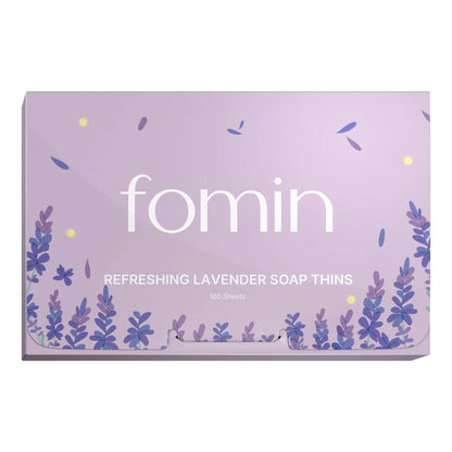 FOMIN - Paper soap sheets for hand washing — portable travel soap sheets