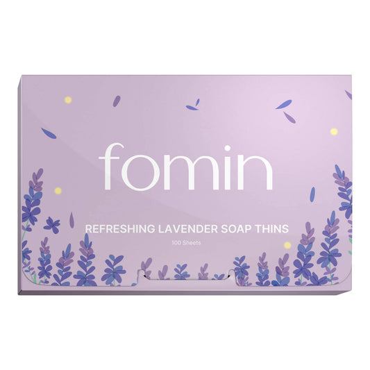 FOMIN - Paper soap sheets for hand washing — portable travel soap sheets