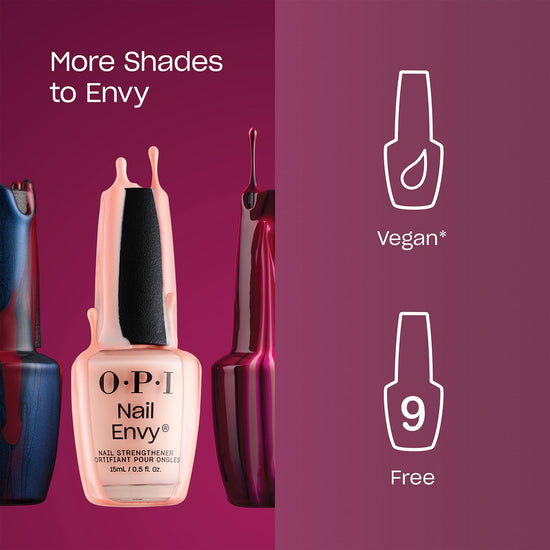 OPI Nail Envy nail strengthener — clear and opaque crème formula for weak nails