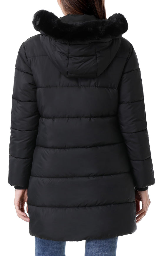 GOLDLADIES women's winter coat — long waterproof parka for cold weather