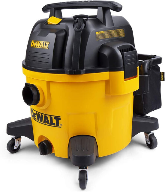DEWALT vacuum cleaner — 9 gallon poly wet/dry design for workshop and jobsite.