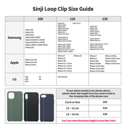Cell phone grip — Sinjimoru C-shaped clip for easy handling and support