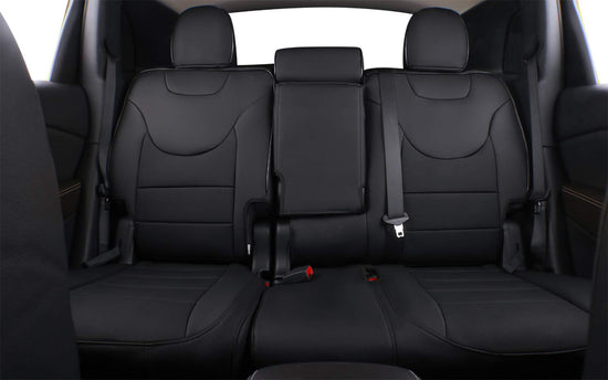 Vehicle seat cover — Custom fit leatherette for select Jeep Patriot models 2009-2018