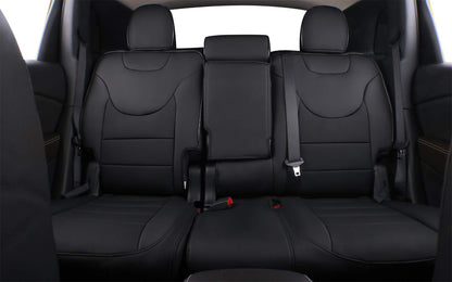 EKR Cherokee car seat covers - custom fit waterproof leatherette for Jeep Cherokee and SUVs