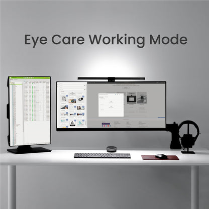 BenQ ScreenBar Halo lamp — Wireless controller with adjustable brightness and color temperature