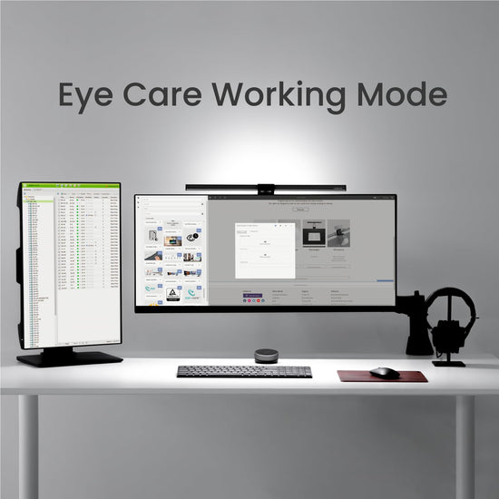 BenQ ScreenBar Halo lamp — Wireless controller with adjustable brightness and color temperature