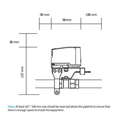 Aqara smart valve controller — Matter over bridge with app remote control