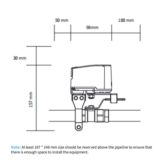 Aqara smart valve controller — Matter over bridge with app remote control