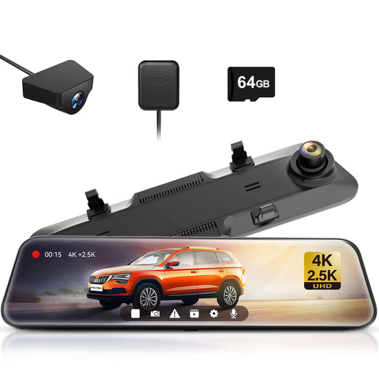WOLFBOX G900 onboard camera — 4K front and 2.5K rear with smart touch screen