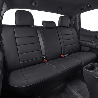 EKR Tacoma seat covers — custom fit faux leather for Toyota Tacoma 2024-2026
