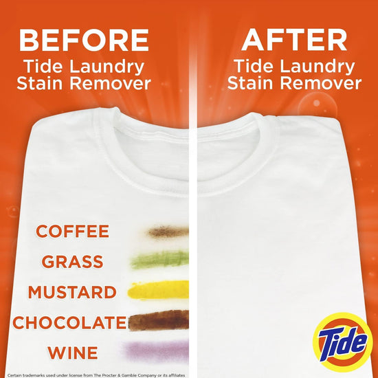 Tide laundry stain remover spray with Oxi — stain remover for tough stains