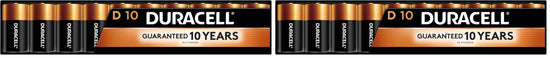 Duracell D batteries - long-lasting power for household and office devices