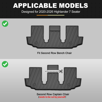VEHICLE_MAT — AOMSAZTO custom fit all weather floor mats for 2020-2025 Toyota Highlander