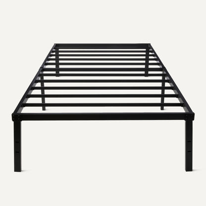 Bed frame — Tool-free assembly with sturdy steel construction