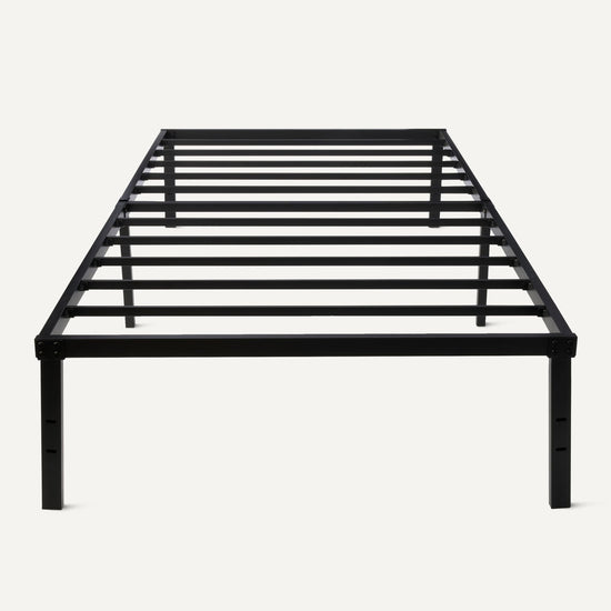 Bed frame — Tool-free assembly with sturdy steel construction