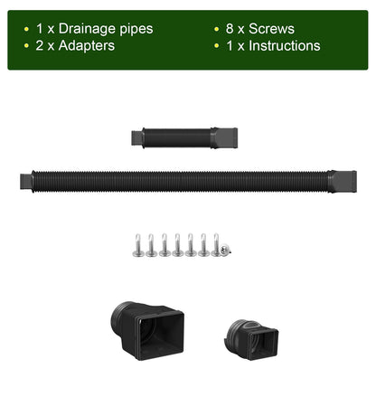 Ogutter downspout extensions — flexible and extendable from 21 to 66 inches