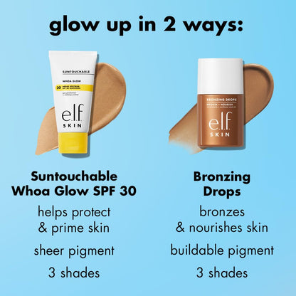 e.l.f. face shaping makeup — bronzing drops