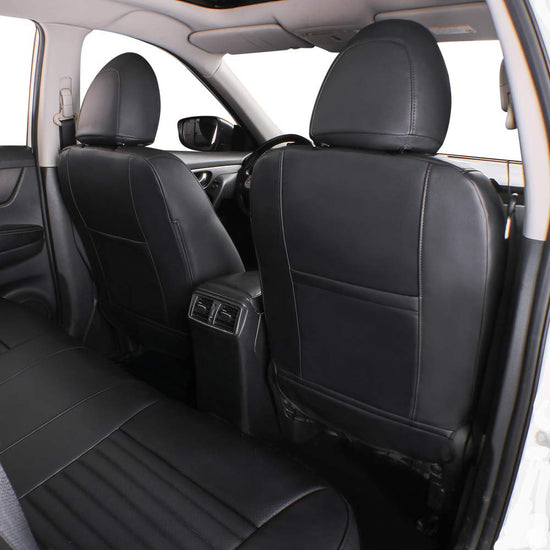 Vehicle seat cover — Custom fit leather for Nissan Rogue 2014-2020