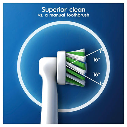 Oral-B toothbrush head — cross action design