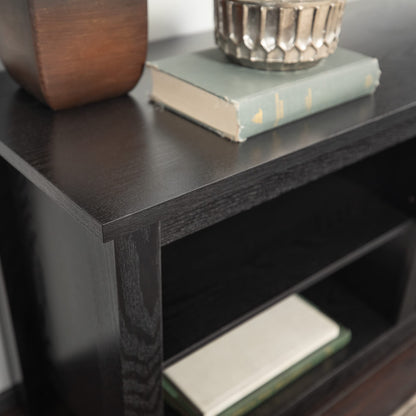Walker Edison Wren classic TV stand with 6 cubbies for TVs up to 80 inches