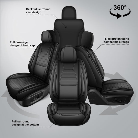 Vehicle seat cover — AOMSAZTO leather for Acura TSX 2009-2014