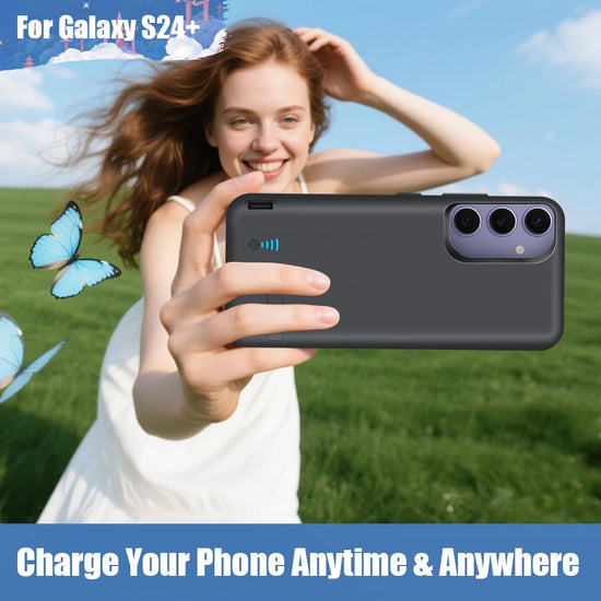 Sitong battery case for Samsung Galaxy S24+ / S24 Plus - 5000mAh rechargeable power bank