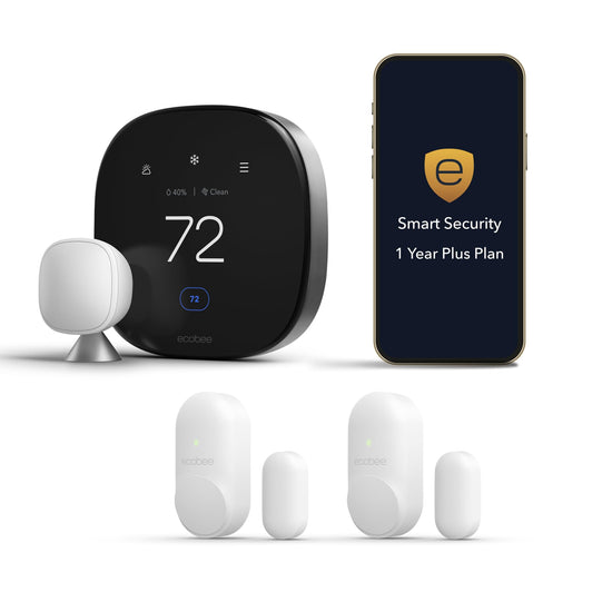ecobee Smart Thermostat — Premium with Siri, Alexa and air quality monitor
