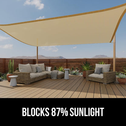 Shade sail — Heavy duty UV protection and breathable design by Gorilla Grip