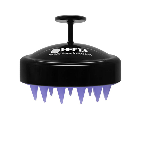 HEETA scalp massager — soft silicone scrubber for hair growth and relaxation