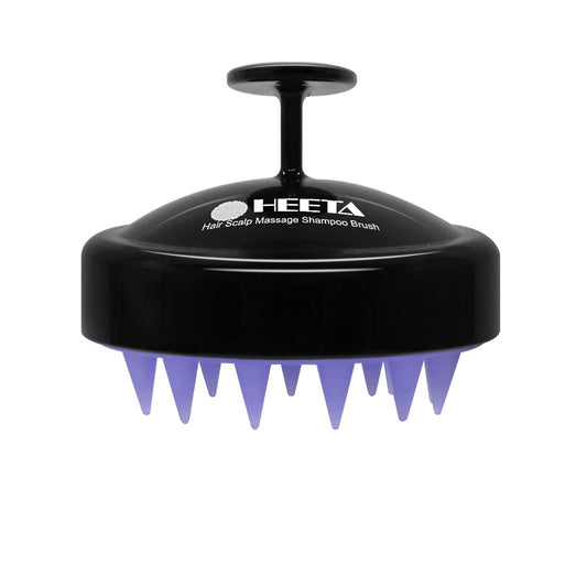 HEETA scalp massager — soft silicone scrubber for hair growth and relaxation
