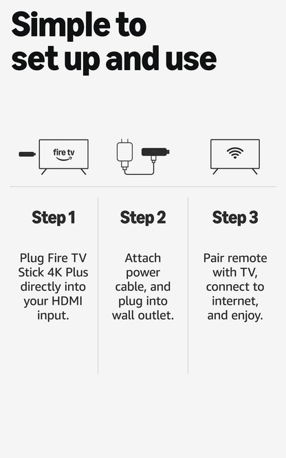 Amazon Fire TV Stick 4K Plus — AI-powered search and Wi-Fi 6 support