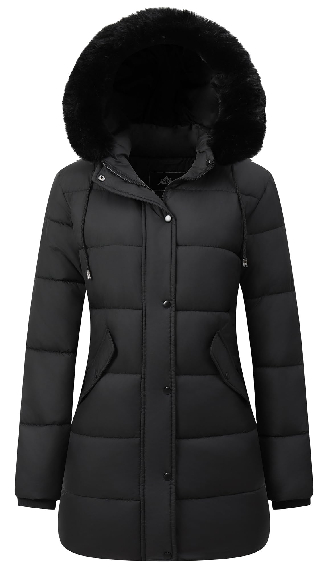 GOLDLADIES women's winter coat — long waterproof parka for cold weather