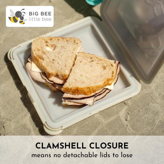 Big Bee, Little Bee food storage container — SoftShell reusable silicone design