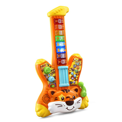 VTech musical instrument toy — Tiger Rock guitar with zoo jamz features