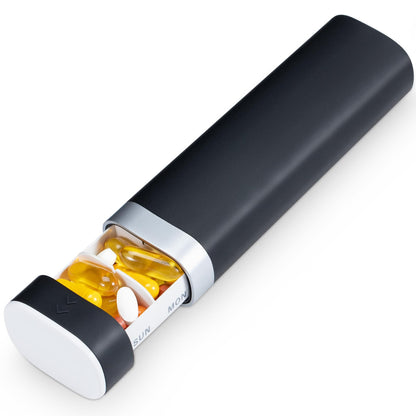 Betife travel pill box - Weekly organizer for one time a day use
