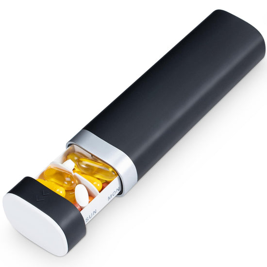 Betife travel pill box - Weekly organizer for one time a day use