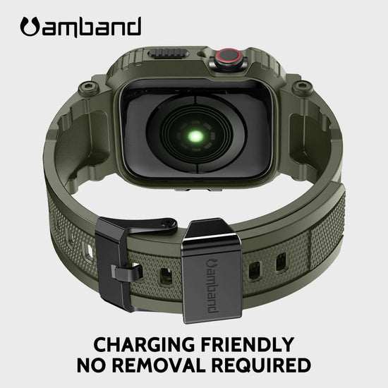 amBand M1 sport case — shockproof and scratch resistant rugged bumper for Apple Watch