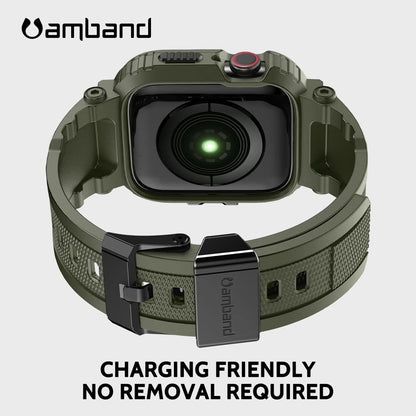 amBand M1 Sport Case - Shockproof and scratch resistant bumper for Apple Watch Ultra and Series 1-11 49mm-40mm