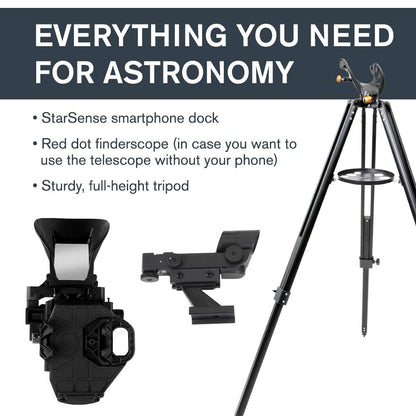 Celestron StarSense Explorer LT 114AZ telescope — app-enabled for easy use with smartphones