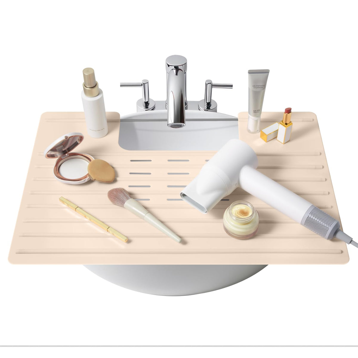 Caddy — Heat resistant silicone for makeup and counter space savings