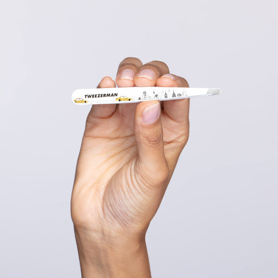 Tweezerman slant tweezer - stainless steel design