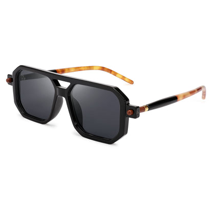 Sunglasses — Feisedy vintage square aviator style with UV400 protection