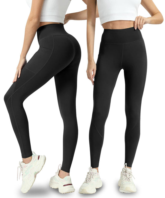 Mlenhor leggings with pockets for women - high waisted tummy control pantsMlenhor leggings - high waisted with pockets for women
