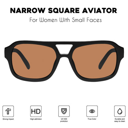 mosanana aviator sunglasses for women with small face narrow style MS52362