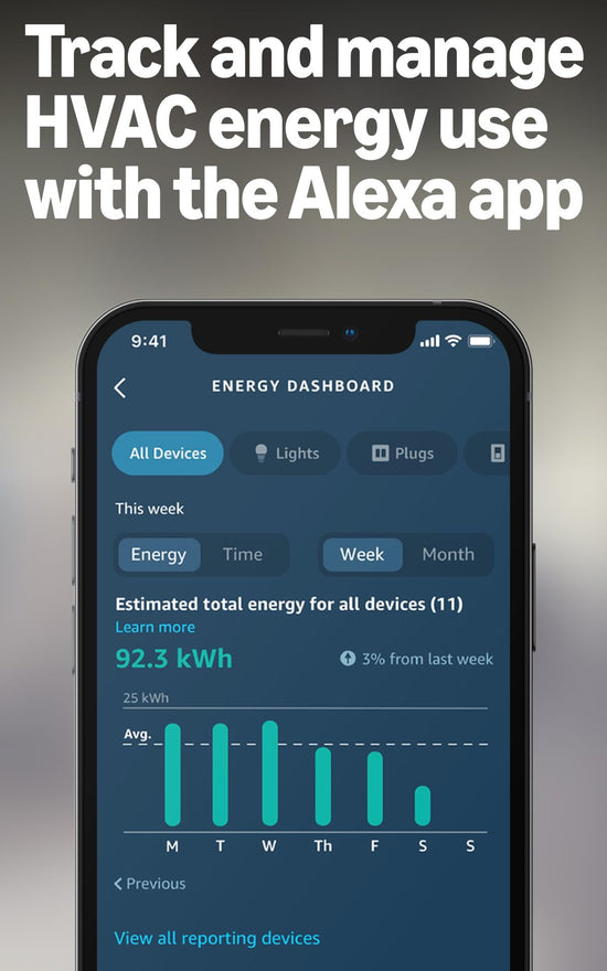 Certified refurbished Amazon smart thermostat - energy efficient design