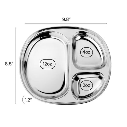 Ahimsa plates — Pediatrician designed, non toxic and dishwasher safe for kids