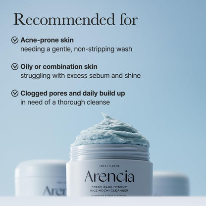 Skin exfoliant — Rice cake fresh cleanser by ARENCIA