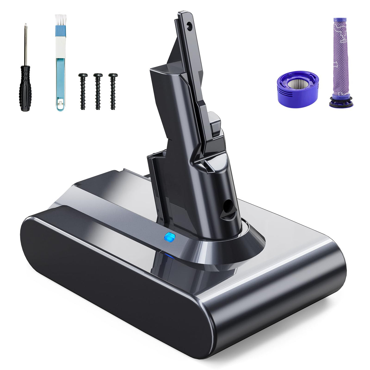Rvacbos Vacuum Cleaner Battery Replacement for V7 Cordless Vacuum Series